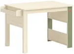 Dětský stolek fairy - dub světlý/zelená