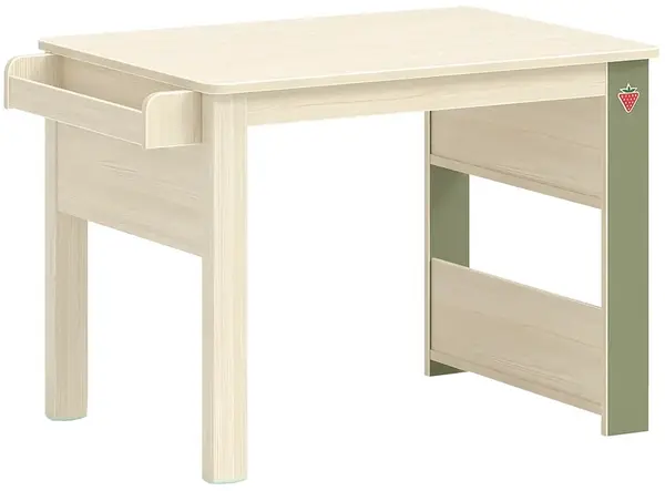 Dětský stolek fairy - dub světlý/zelená