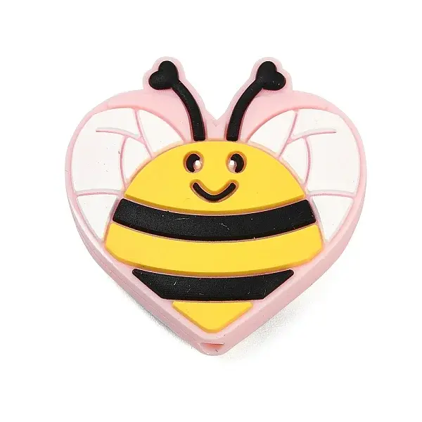 Bees Silicone Beads