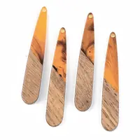 Resin & Walnut Wood Pendants