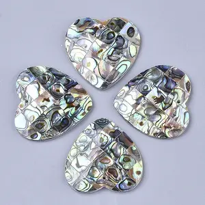 Single-Sided Natural Abalone Shell/Paua Shell Pendants