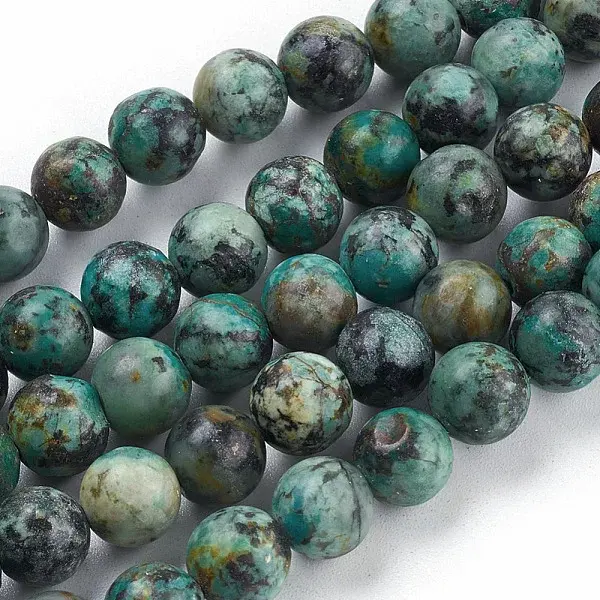 Natural African Turquoise(Jasper) Beads Strands