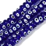 Handmade Evil Eye Lampwork Beads Strands