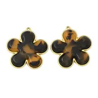 304 Stainless Steel Resin Pendants