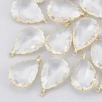 Brass Glass Pendants