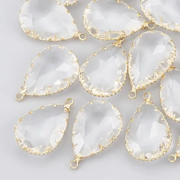 Brass Glass Pendants