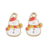Christmas Themes Alloy Enamel Pendants