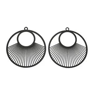 Spray Painted 430 Stainless Steel Pendants