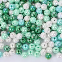 400Pcs 4 Colors Opaque Acrylic Beads