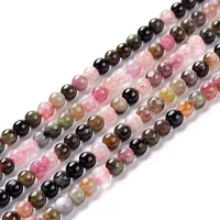 Natural Multicolor Tourmaline Beads Strands