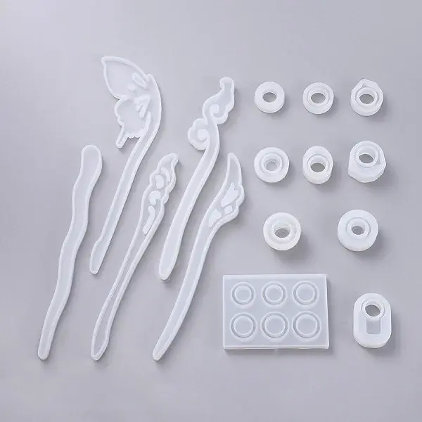 DIY Ring & Hair Stick Silicone Molds