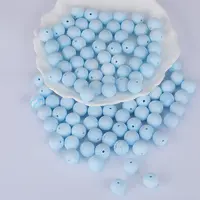 Round Silicone Focal Beads