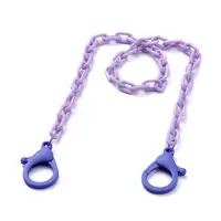 Personalized ABS Plastic Cable Chain Necklaces