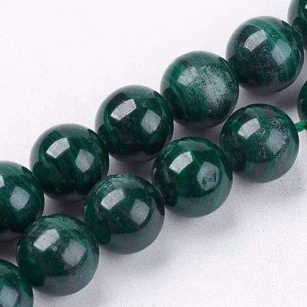 Natural Malachite Gemstone Beads Strands