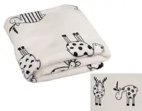 Deka flanel fleece 70x100cm - biela sob