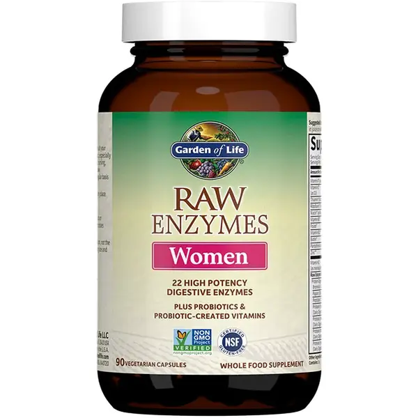 Garden of Life RAW Enzymes Women Digestive Health trávicí enzym pro ženy 90 cps