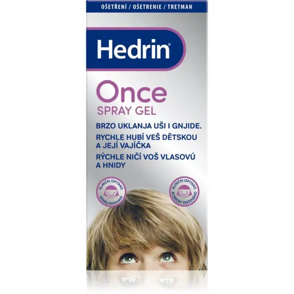 Hedrin Once gel ve spreji proti vším 100 ml