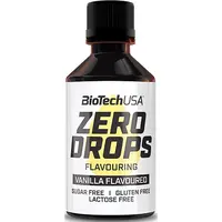 BioTechUSA Zero Drops Flavor dochucovadlo bez kalorií příchuť Vanilla 50 ml