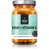 WoldoHealth® MSM + Vitamin C kapsle pro vaši pohodu 180 cps