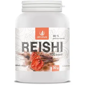 Allnature Reishi kapsle pro posílení imunity 100 cps