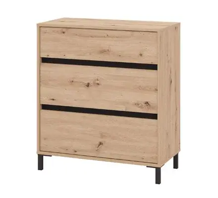 Úzká zásuvková komoda marianne - dub