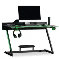 Herní stůl diego - černá, zelená