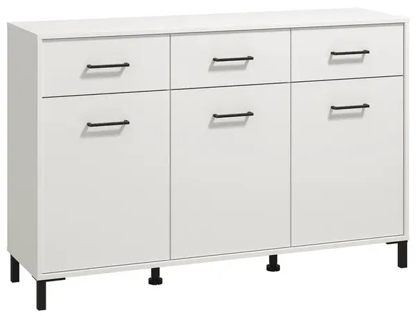 Kombinovaná komoda 3d3z lucida - bílá