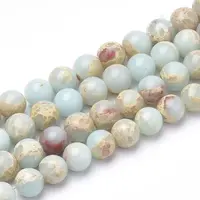 Synthetic Imperial Jasper Beads Strands