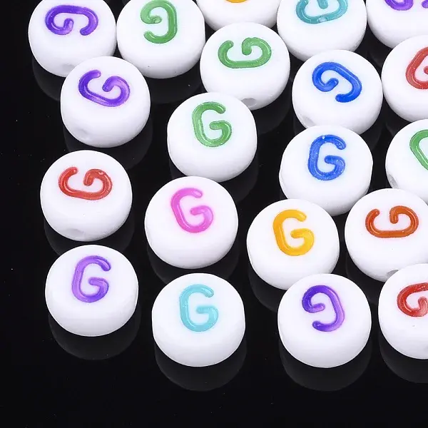 Initial Acrylic Beads