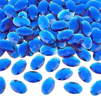 100Pcs Flat Back Acrylic Rhinestone Cabochons