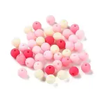 Rubberized Style Imitated Silicone Acrylic Beads