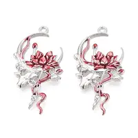 Rack Plating Spray Painted Alloy Pendants