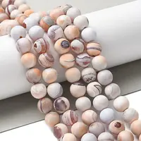 Natural Fire Crackle Agate Beads Strands