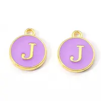Golden Plated Alloy Enamel Charms