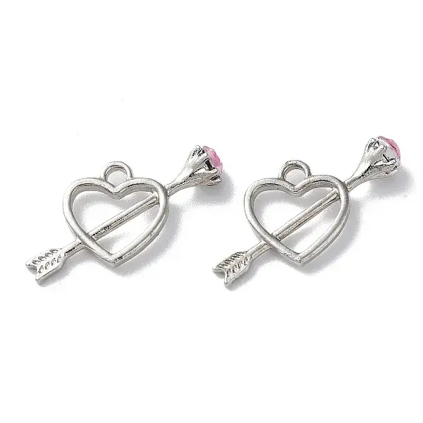 Alloy with Rhinestone Pendant