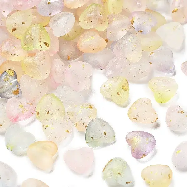 Frosted Transparent Acrylic Beads