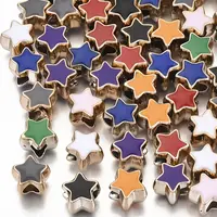 UV Plating Acrylic European Beads