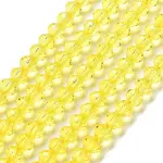 Transparent Glass Beads Strands