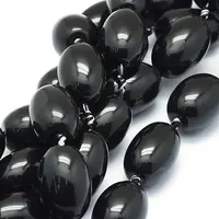 Natural Black Onyx Beads Strands