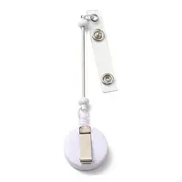 Iron & Plastic Beadable Badge Reels