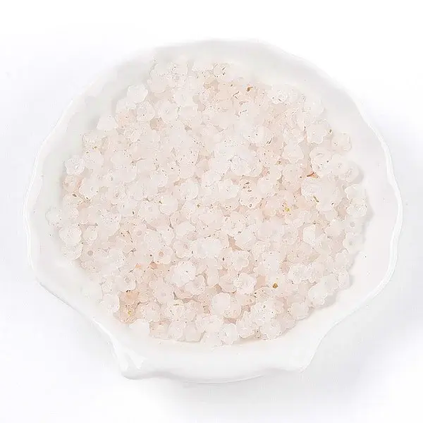 Frosted Transparent Acrylic Beads