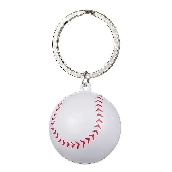 ABS Plastic Sports Ball Theme Pendants Keychains