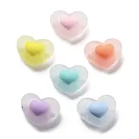 Frosted Transparent Acrylic Beads