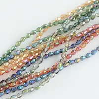 Electroplated Glass Bead Strands