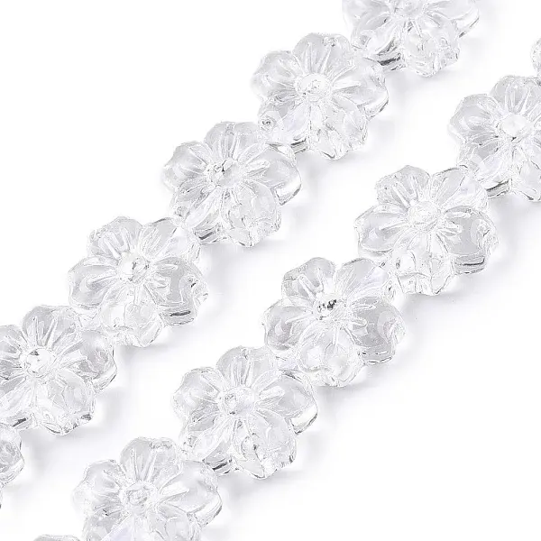 Transparent Glass Beads Strands