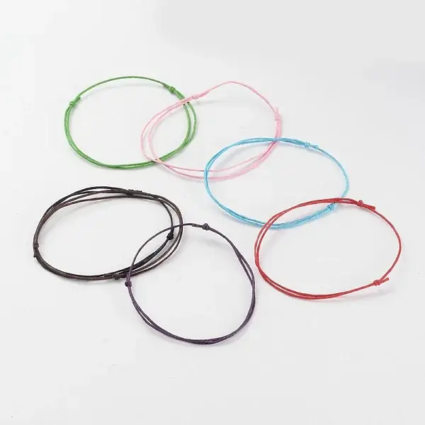 Adjustable Waxed Cord Bracelets
