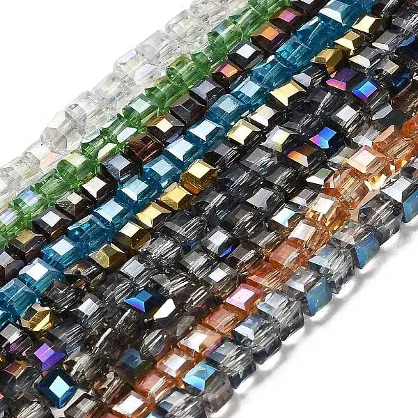 Electroplate Glass Beads Strands