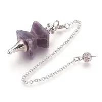 Natural Amethyst Dowsing Pendulums