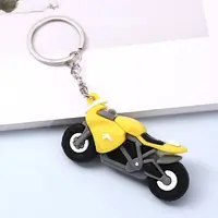 Motorcycle PVC Bag Keychain