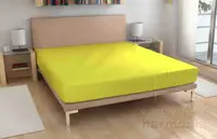 Froté plachta - citrónová - 70 x 140 cm